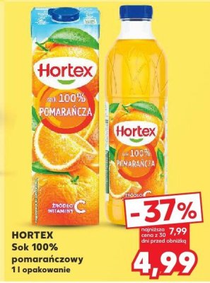 Sok 100% pomarańczowy promocja w Kaufland