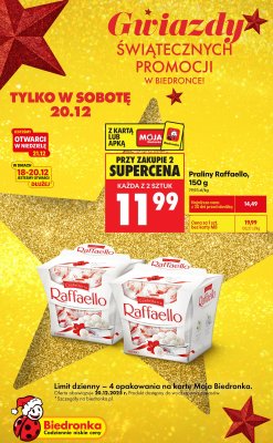 Praliny 150 g promocja w Biedronka