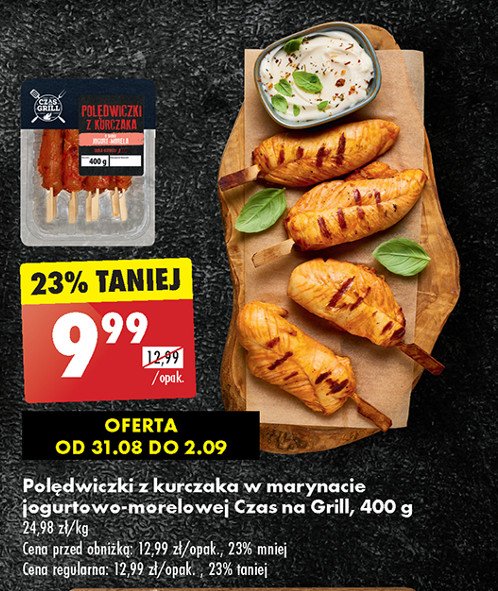 Polędwiczki z kurczaka w marynacie jogurt-morela Czas na grill promocja