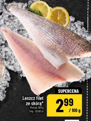 Leszcz filet ze skórą ryba promocja w POLOmarket