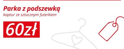 Parka z podszewką kaptur ze sztucznym futerkiem promocja w KiK