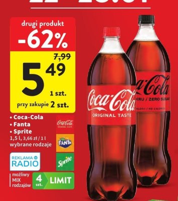 Napój Fanta promocja w Intermarche