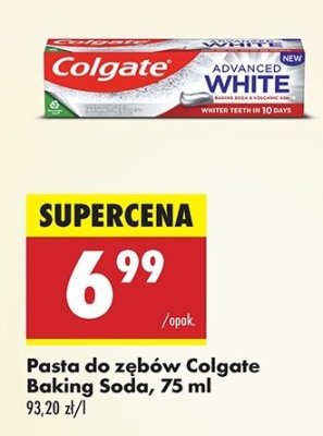 Pasta do zębów baking soda Colgate advanced white promocja