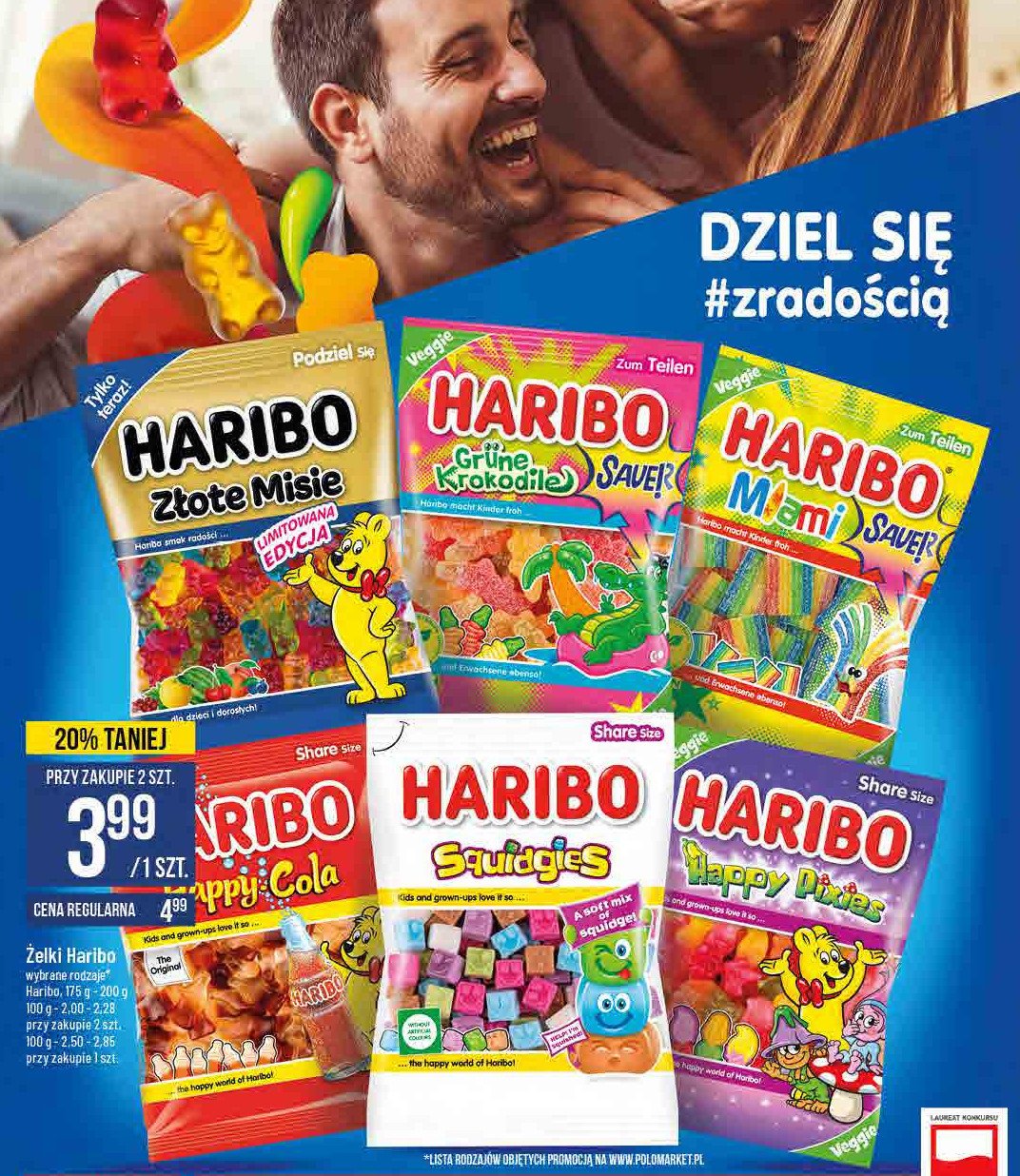 Żelki wege Haribo promocja