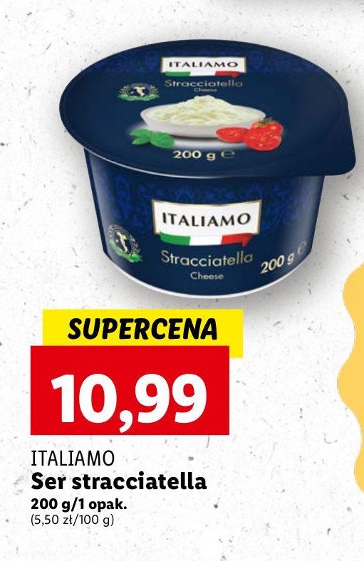 Ser stracciatella Italiamo promocja