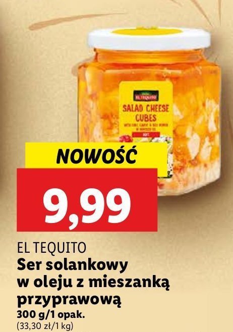 Sos solankowy w oleju z mieszanką przyprawową El tequito promocja