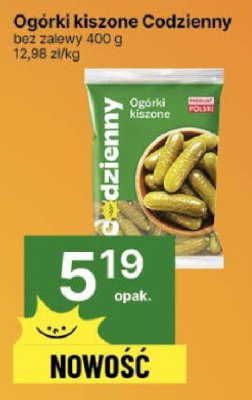 Ogórki kiszone Codzienny promocja w Delikatesy Centrum
