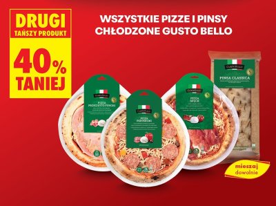 Pizza Prosciutto Funghi Gusto Bello promocja w Biedronka