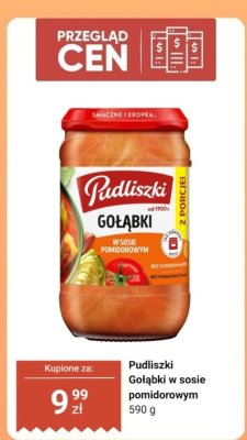 Gołąbki w sosie pomidorowym Pudliszki promocja w Dino