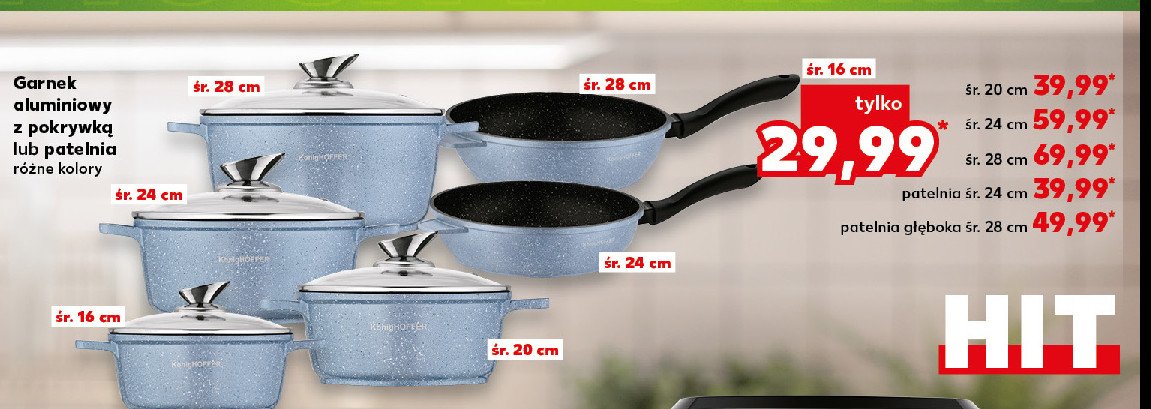 Garnek aluminiowy 20 cm promocja w Kaufland