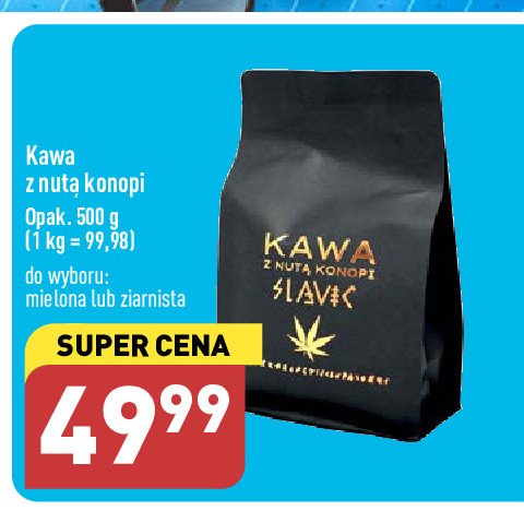 Kawa z nut膮 konopi Slavic promocja
