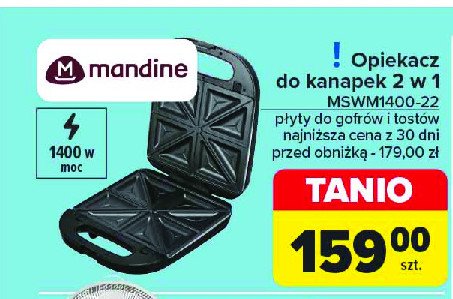 Opiekacz mswm1400-22 Mandine promocja