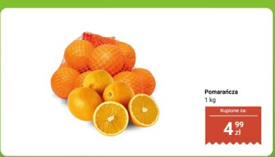 Pomarańcza 1 kg promocja w Dino
