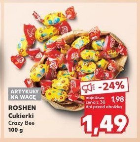 Galaretki crazy bee frutty Roshen promocja