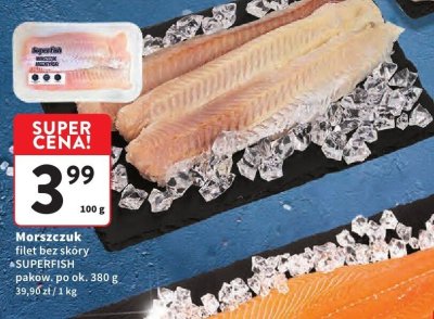 Filet z morszczuka bez skóry SUPERFISH promocja w Intermarche