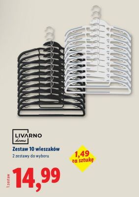 Zestaw 10 wieszaków  promocja w Lidl