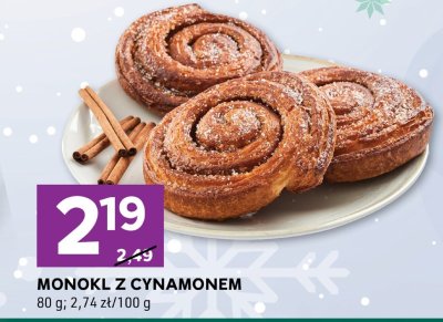 Monokl z cynamonem promocja w Stokrotka