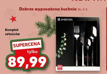 Komplet sztućców Ambition promocja