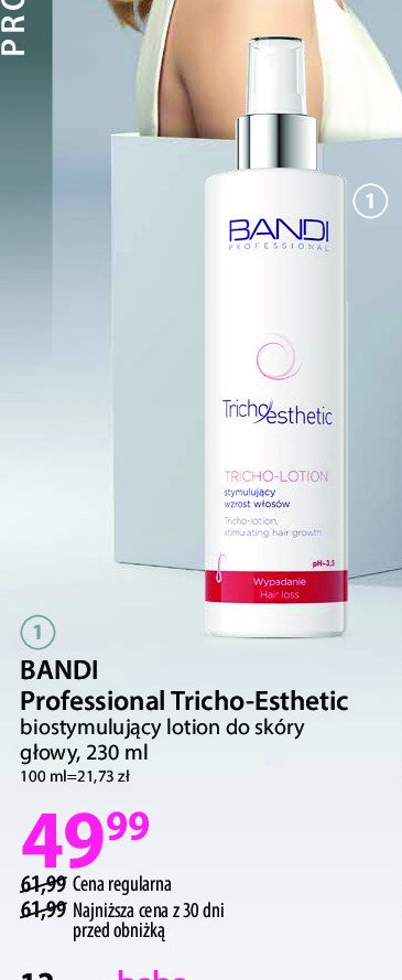 Lotion Bandi tricho esthetic promocja