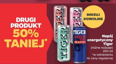 Napój energetyczny Tiger różne rodzaje 250 ml promocja w Netto