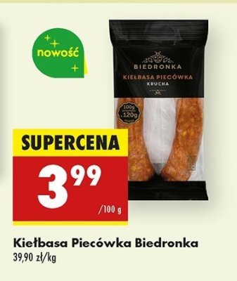 Kiełbasa palcówka Biedronka promocja