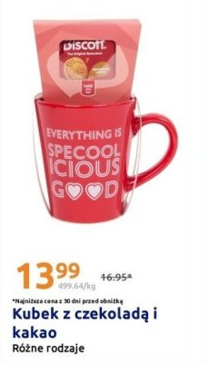 Kubek z czekoladą i kakao promocja w Action