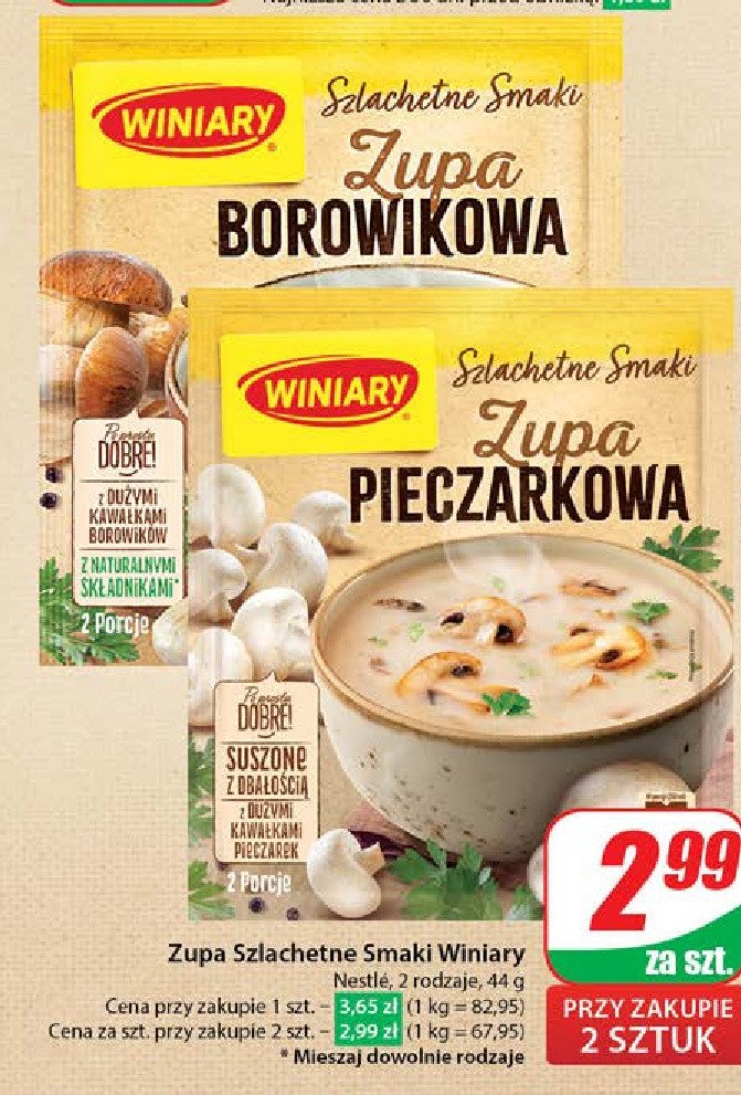 Borowikowa Winiary jak u mamy promocja