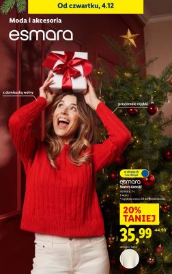 Sweter damski esmara promocja w Lidl