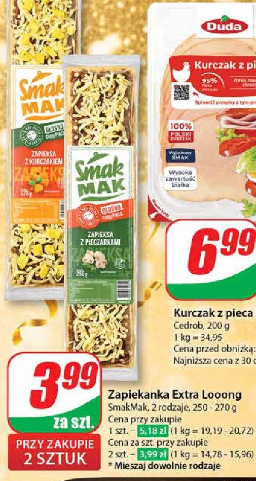 Zapiekanka z pieczarkami Smak mak promocja