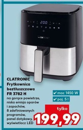 Frytownica fr 3782 h Clatronic promocja w Kaufland