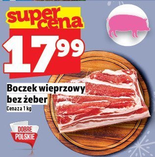 Boczek wieprzowy bez żeber promocja w TOPAZ