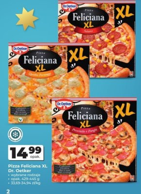 Pizza Feliciana XL Dr. Oetker - wybrane rodzaje promocja w Odido