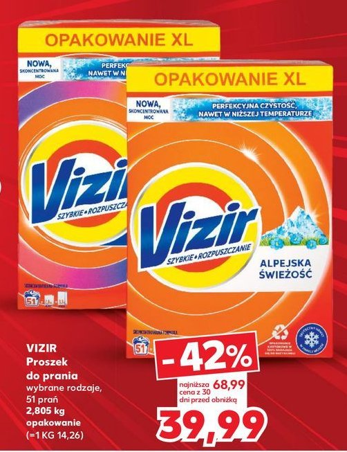 Proszek do prania kolorów Vizir promocja