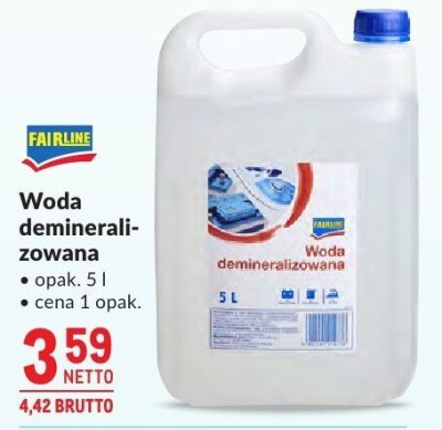 Woda demineralizowana promocja w Makro