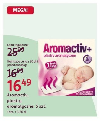 Plastry aromatyczne Aromactiv, 5 szt. promocja w Rossmann