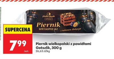 Piernik wielkopolski z powidłami Gotszlik promocja w Biedronka