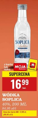 Wódka Soplica 40% 200ml promocja w Biedronka