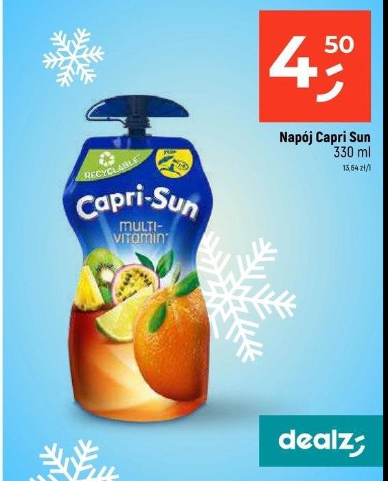 Napój multiwitamina Capri-sun promocja