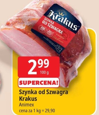 Szynka od Szwagra Krakus Animex promocja w Leclerc