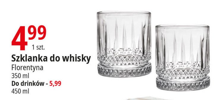 Szklanka do drink贸w Florentyna promocja