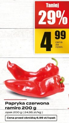Papryka czerwona ramiro promocja w Supeco