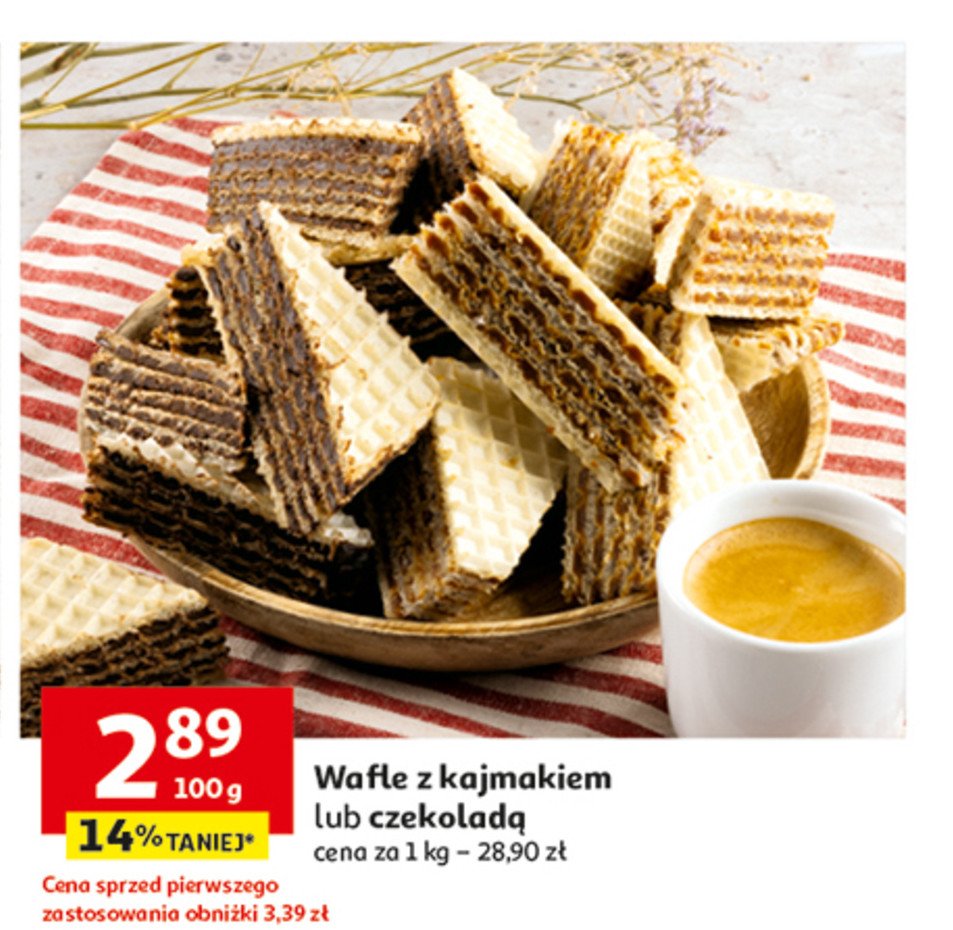 Wafle z kajmakiek promocja