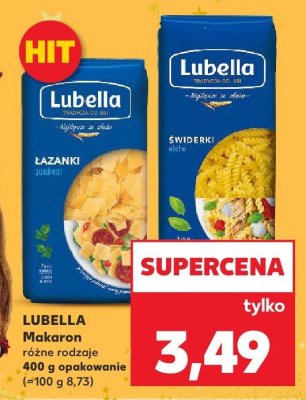 Makaron różne rodzaje LUBELLA promocja w Kaufland