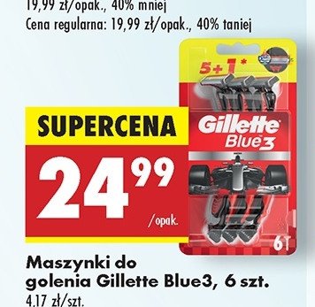 Maszynka do golenia Gillette blue 3 speed promocja