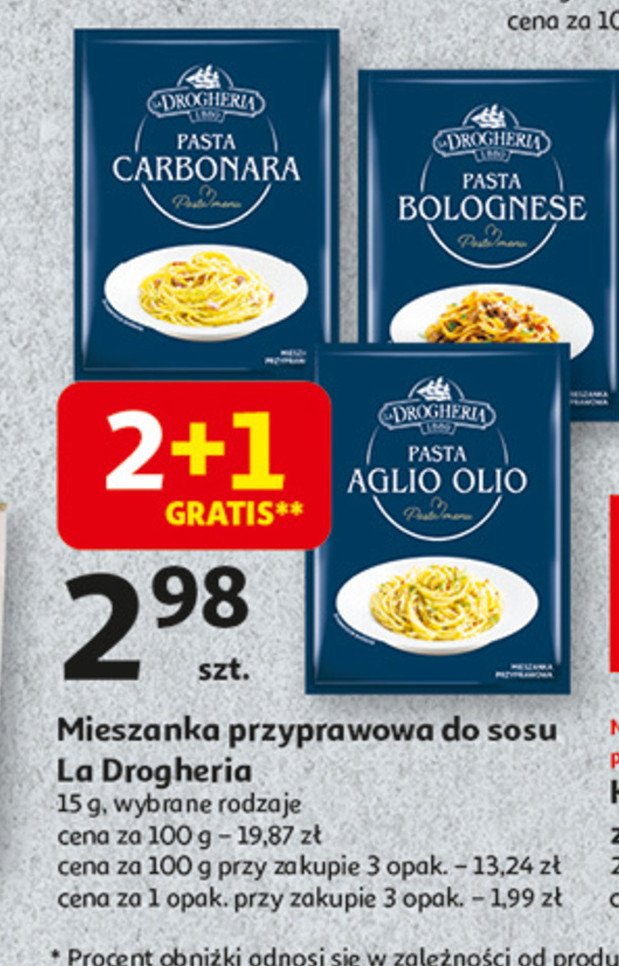 Przyprawa pasta carbonara promocja w Auchan