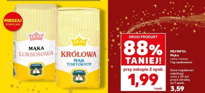 Mąka Młynpol różne rodzaje 1 kg promocja w Kaufland
