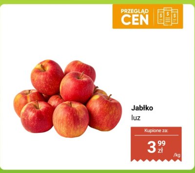 Jabłko luz promocja w Dino