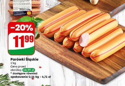 Parówki Śląskie promocja w Dino