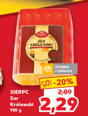 Ser królewski Sierpc promocja