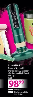 HUMANAS DermaSmooth szczotka z funkcją bańki chińskiej jedwab promocja w Hebe